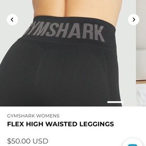 Gymshark flex high waisted leggings